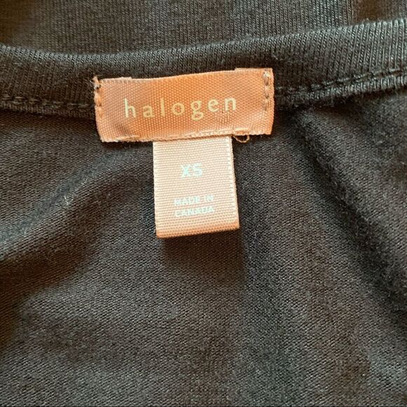 NWT! Halogen black midi dress with tie waist‎ - Picture 3 of 10